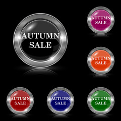 Autumn sale icon