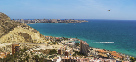 Spane. Alicante.Mediterranean Sea