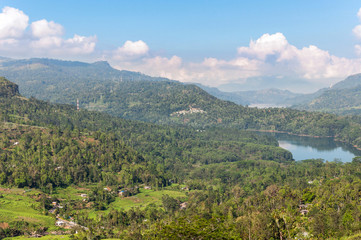 Obraz premium Mountain landscape of Sri Lanka