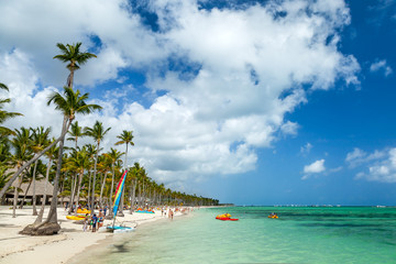 Luxury resort beach in Punta Cana, Dominican Republic