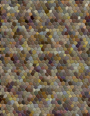 Abstract mosaic imitation  animal leather background
