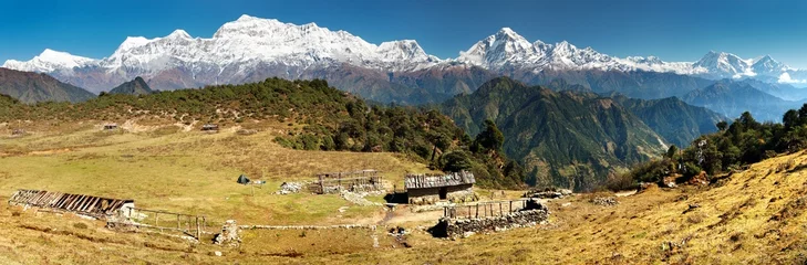 Deurstickers Dhaulagiri and Annapurna Himal - Nepal © Daniel Prudek