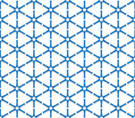 blue triangular grid