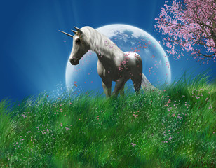 unicorn in the field