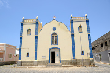 Santa Isabel Church in Sal Rei, Boa Vista, Cabo Verde