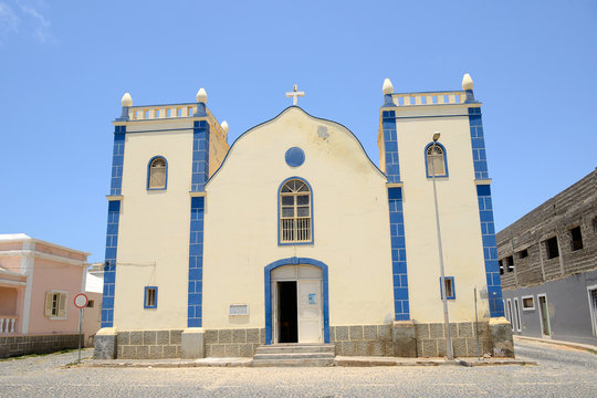 Santa Isabel Church in Sal Rei, Boa Vista, Cabo Verde