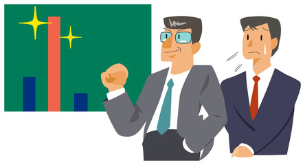 Office worker - Difference of achievements