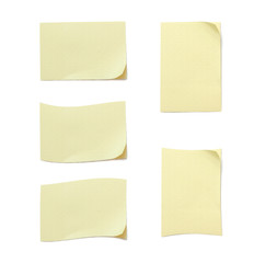 Isolated five of paper note