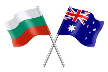 Flags: Bulgaria and Australia