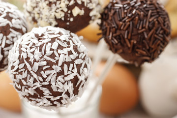 Chocolate cake pops