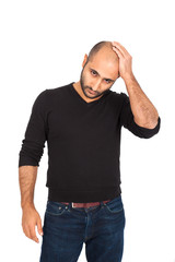 Fototapeta premium Young man posing