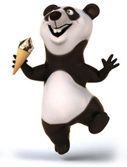 Panda and ice cream © Julien Tromeur