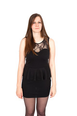 Beautiful young woman posing