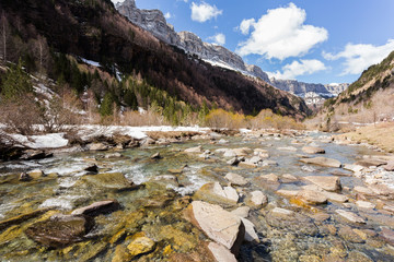 Arazas river in the Ordesa National Park