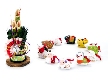 干支 十二支 置物 門松