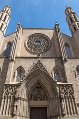 Fototapeta na wymiar Santa Maria del Mar Barcelona
