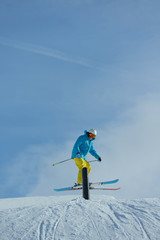 Naklejka na ściany i meble skier