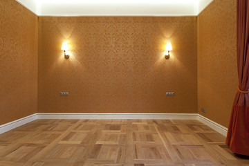 Interior of empty bedroom