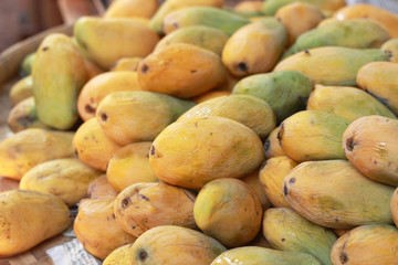 Ripe mango in the market