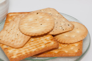 the bread on paper background