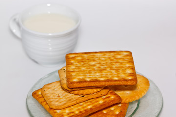 the bread on paper background