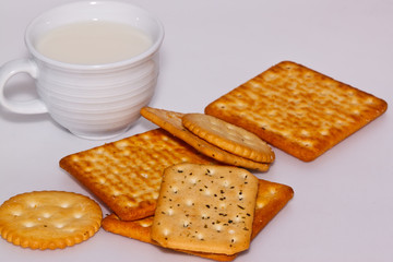 the bread on paper background