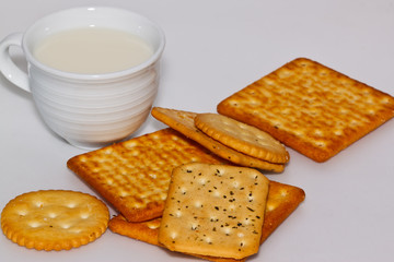 the bread on paper background