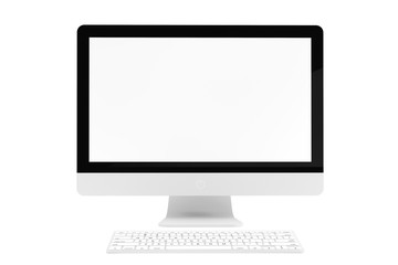 Desktop computer with wireless keyboard