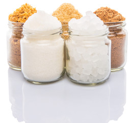 Brown sugar, muscovado sugar, white refine sugar, coconut sugar 