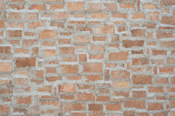 New brick wall.