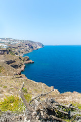 Fira town - Santorini island,Crete,Greece.