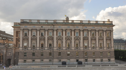 Fototapeta na wymiar Stockholm, Altstadt, Hauptstadt, Reichstag, Sommer, Schweden