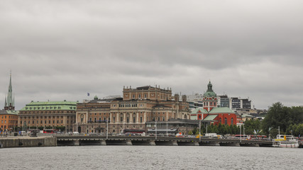 Stockholm, Altstadt, Königliche Oper, Sommer,  Schweden