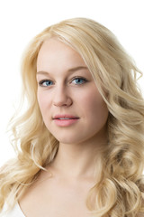 Portrait blond girl