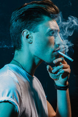 smoking man,