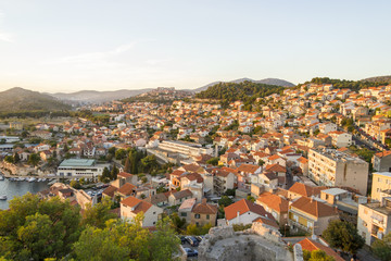 Fototapeta na wymiar View of Sibenik, Croatia