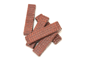 gaufrettes au chocolat