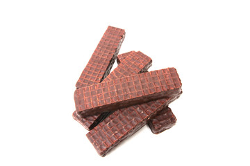 gaufrettes au chocolat