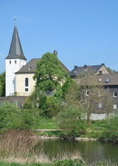 Fototapeta na wymiar Windeck-Rosbach an der Sieg im Rhein-Sieg-Kreis