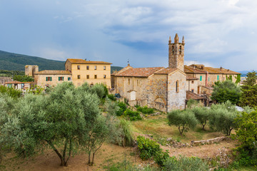 Fototapeta premium medieval town in Tuscany, Italy
