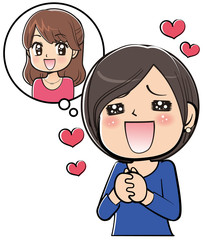 女性への憧れ