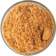 Muscovado or sugar cane juice sugar or Barbados sugar 