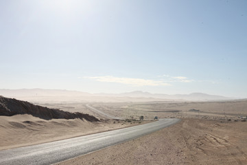 Strasse in der Wüste