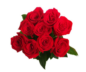 Red roses bouquet