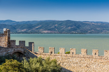 castle of Castiglione del lago, Trasimeno, Italy