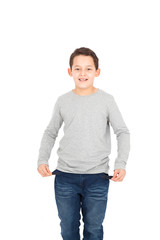 Fototapeta premium Handsome little boy posing