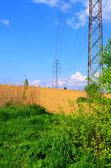 Obraz premium Electric pylon