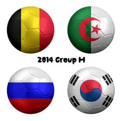 2014 FIFA World Cup Soccer Group H Nations