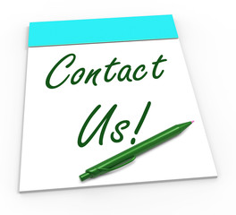 Contact Us! Notebook Means Online Support Or Chat Helpdesk