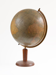 Old vintage globe